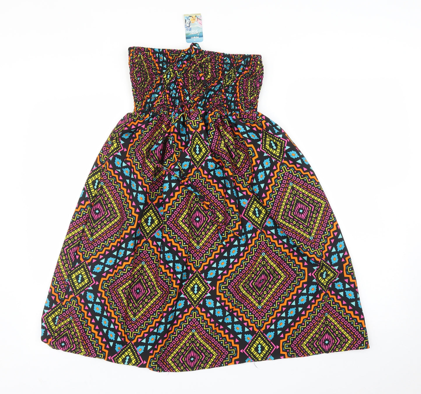 Pep&Co Womens Pink Geometric  A-Line  Size S