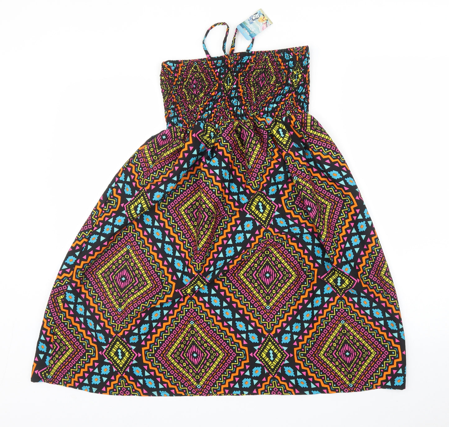 Pep&Co Womens Pink Geometric  A-Line  Size S