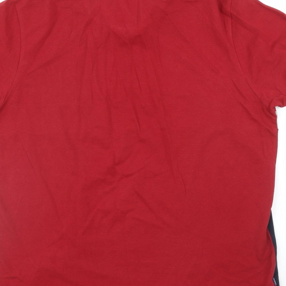La Shark Mens Red    T-Shirt Size L