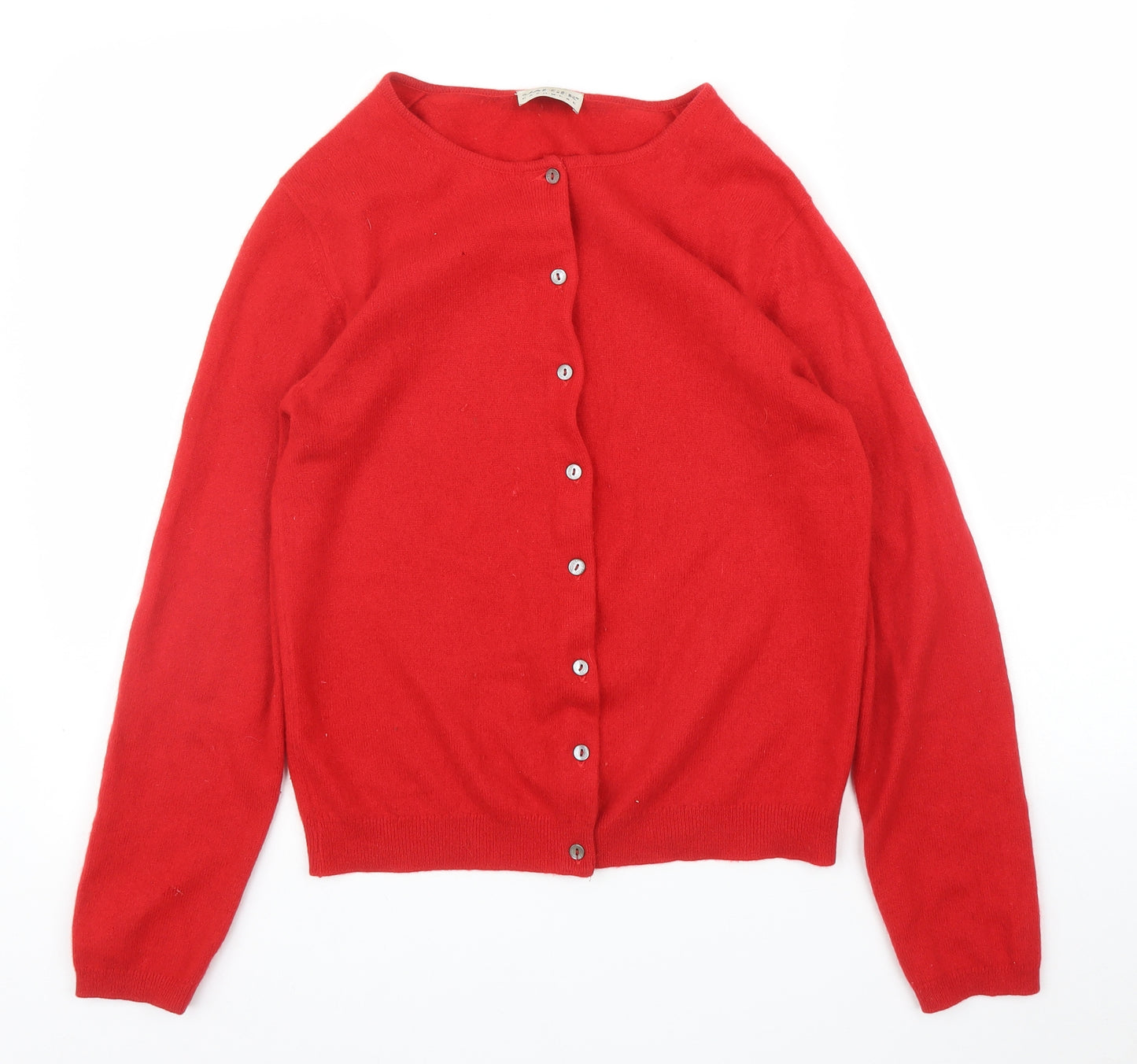 Jaeger Womens Red   Cardigan Jumper Size S