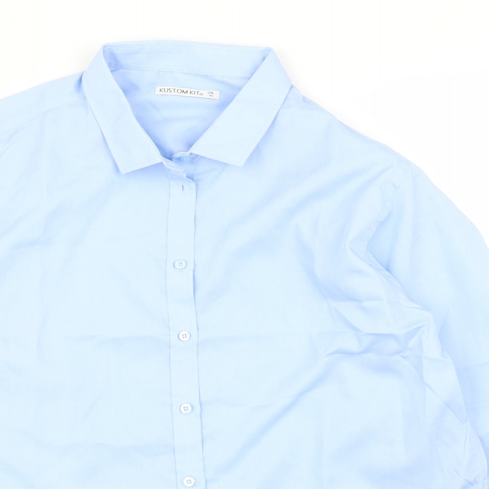 Kustom Kit Mens Blue    Button-Up Size XL