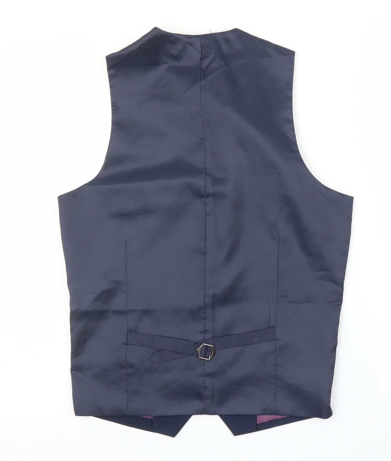 Primark Mens Blue   Jacket Suit Waistcoat Size XS