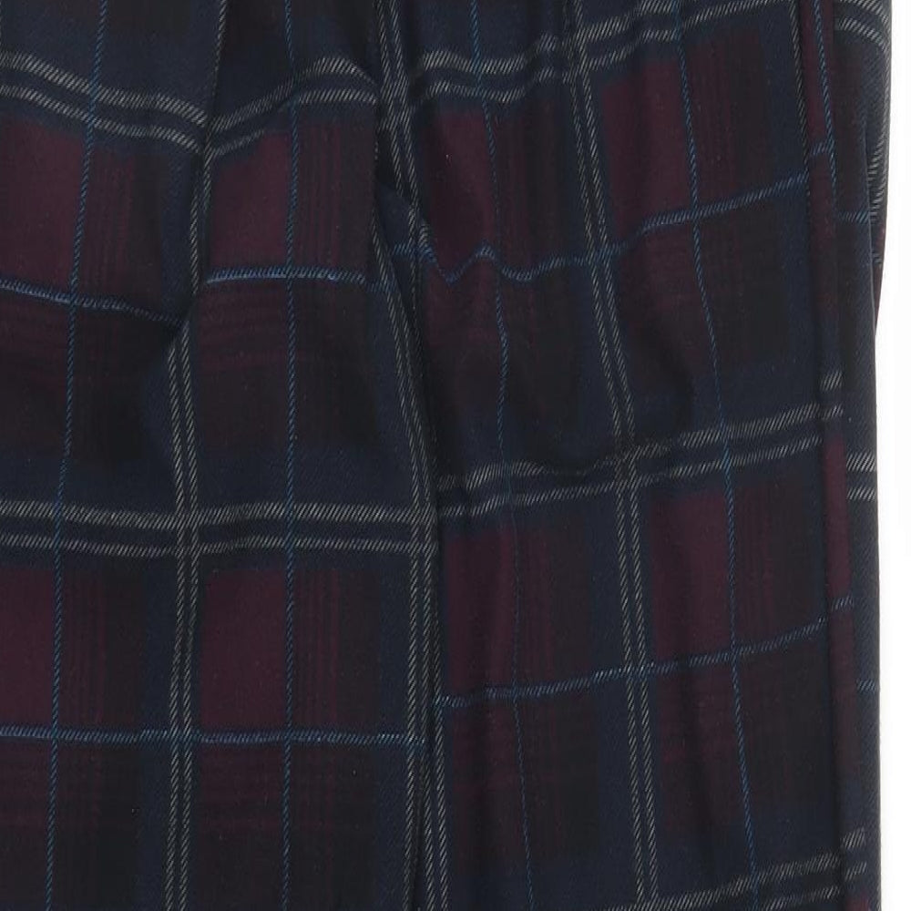 NEXT Mens Purple Plaid   Lounge Pants Size M