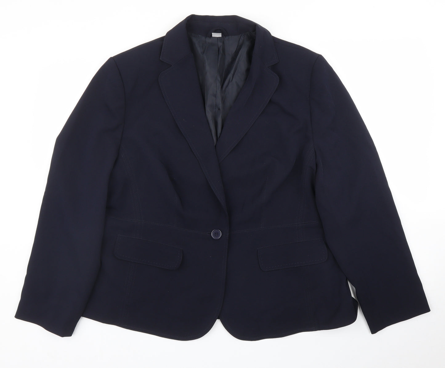 Preworn Womens Blue   Jacket Blazer Size 20