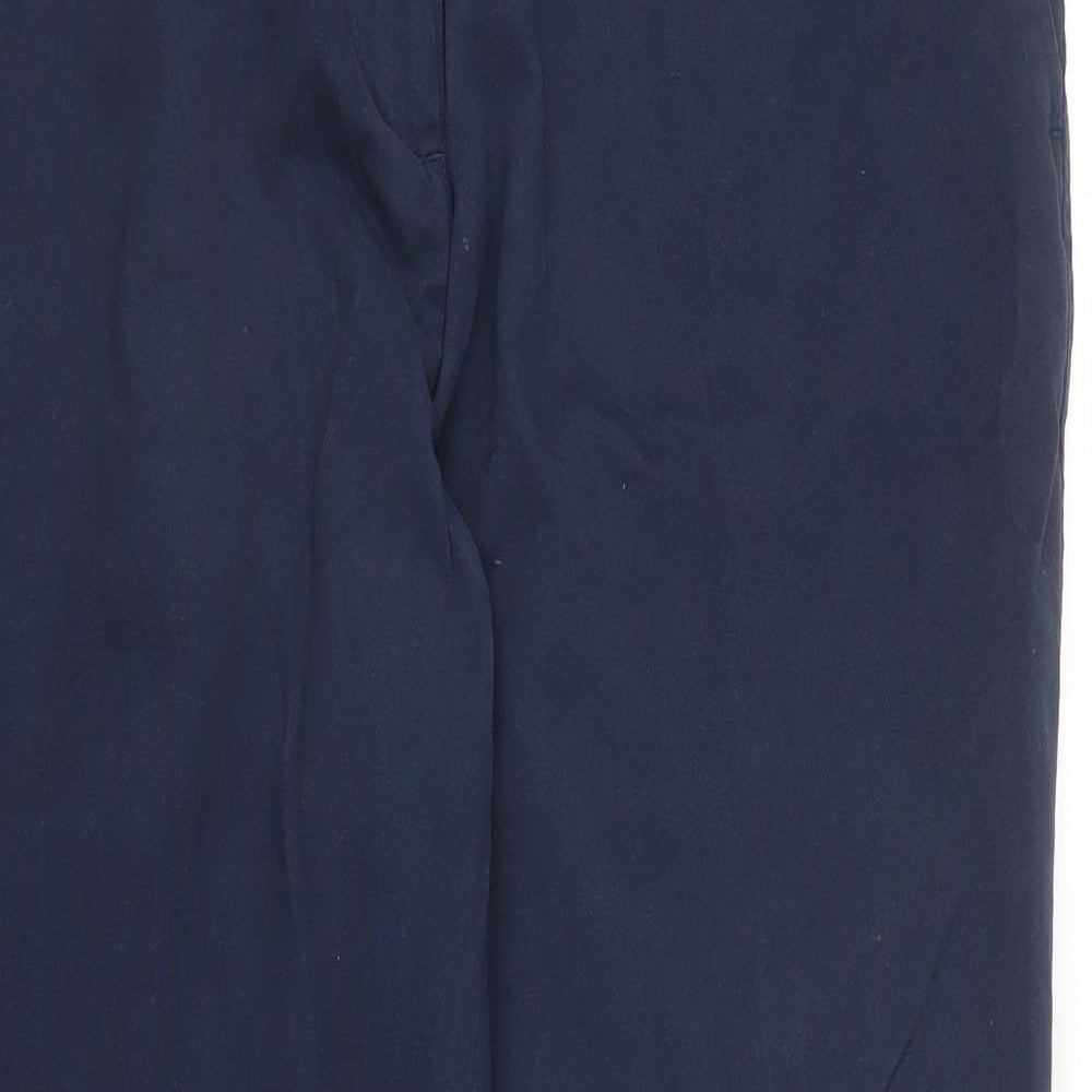 Cotton Traders Womens Blue   Chino Trousers Size 16 L29 in