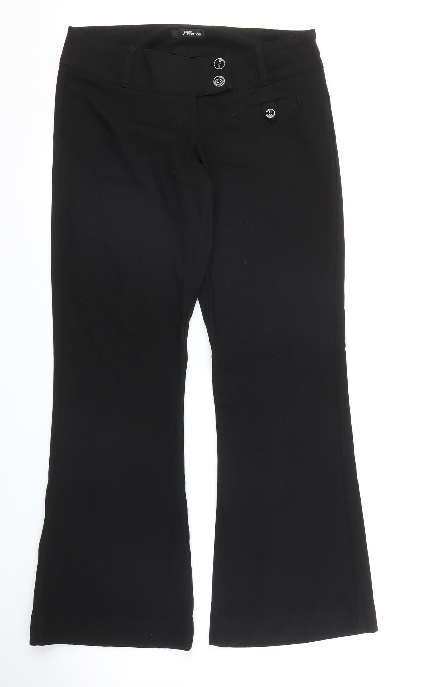 Jane Norman Womens Black   Trousers  Size M L29 in