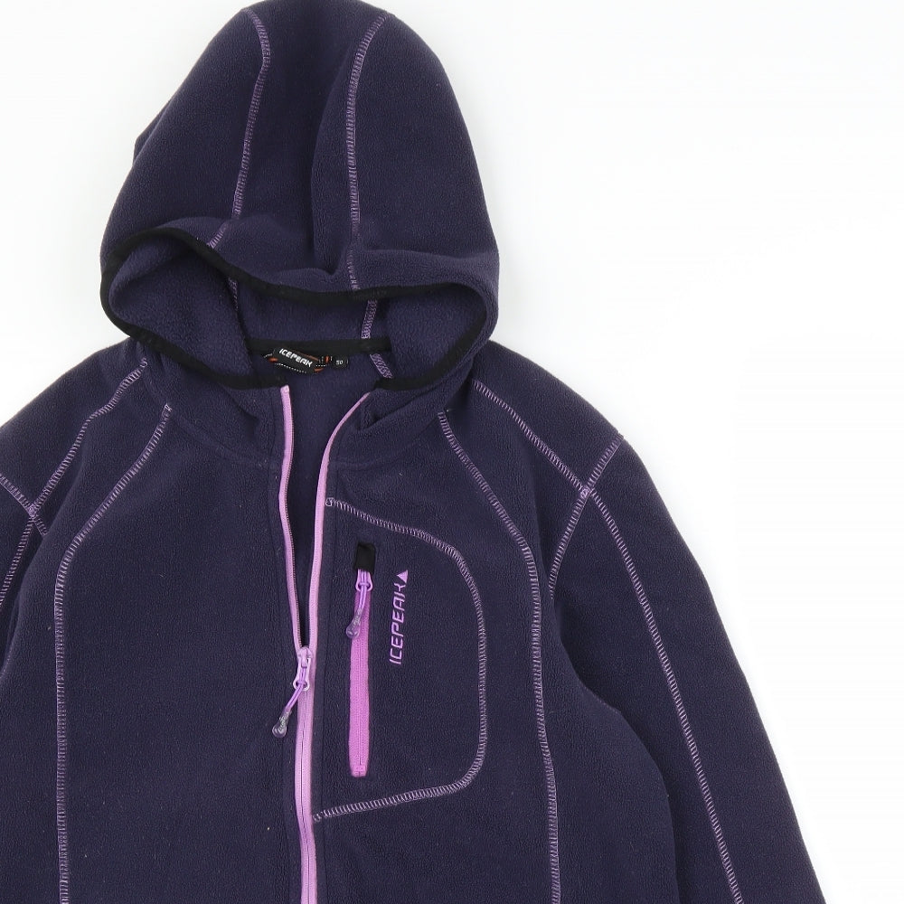Icepack Womens Blue   Full Zip Hoodie Size 22