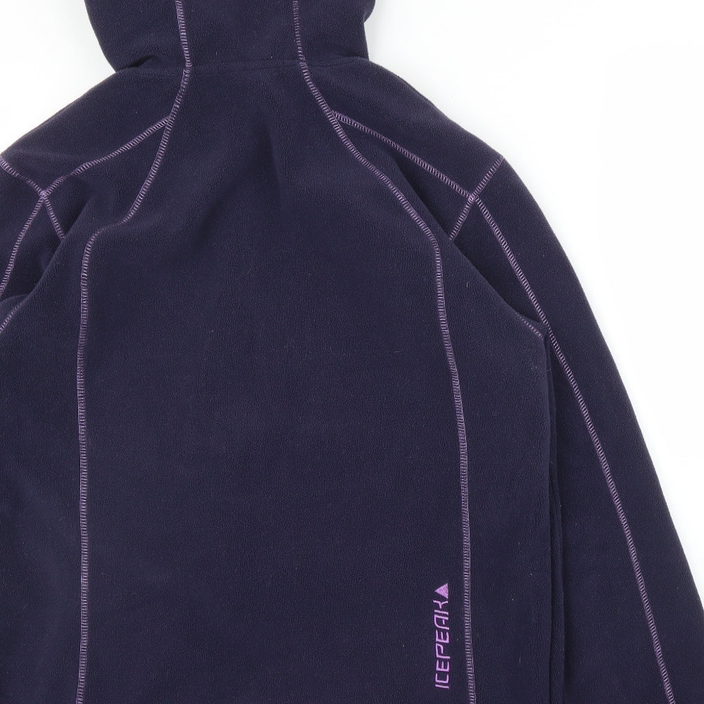 Icepack Womens Blue   Full Zip Hoodie Size 22