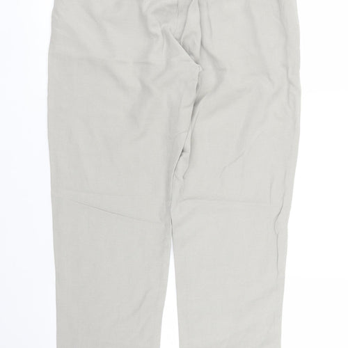 Stile Benetton Womens Grey   Capri Trousers Size 8 L26 in