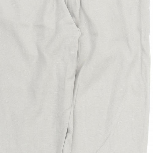 Stile Benetton Womens Grey   Capri Trousers Size 8 L26 in