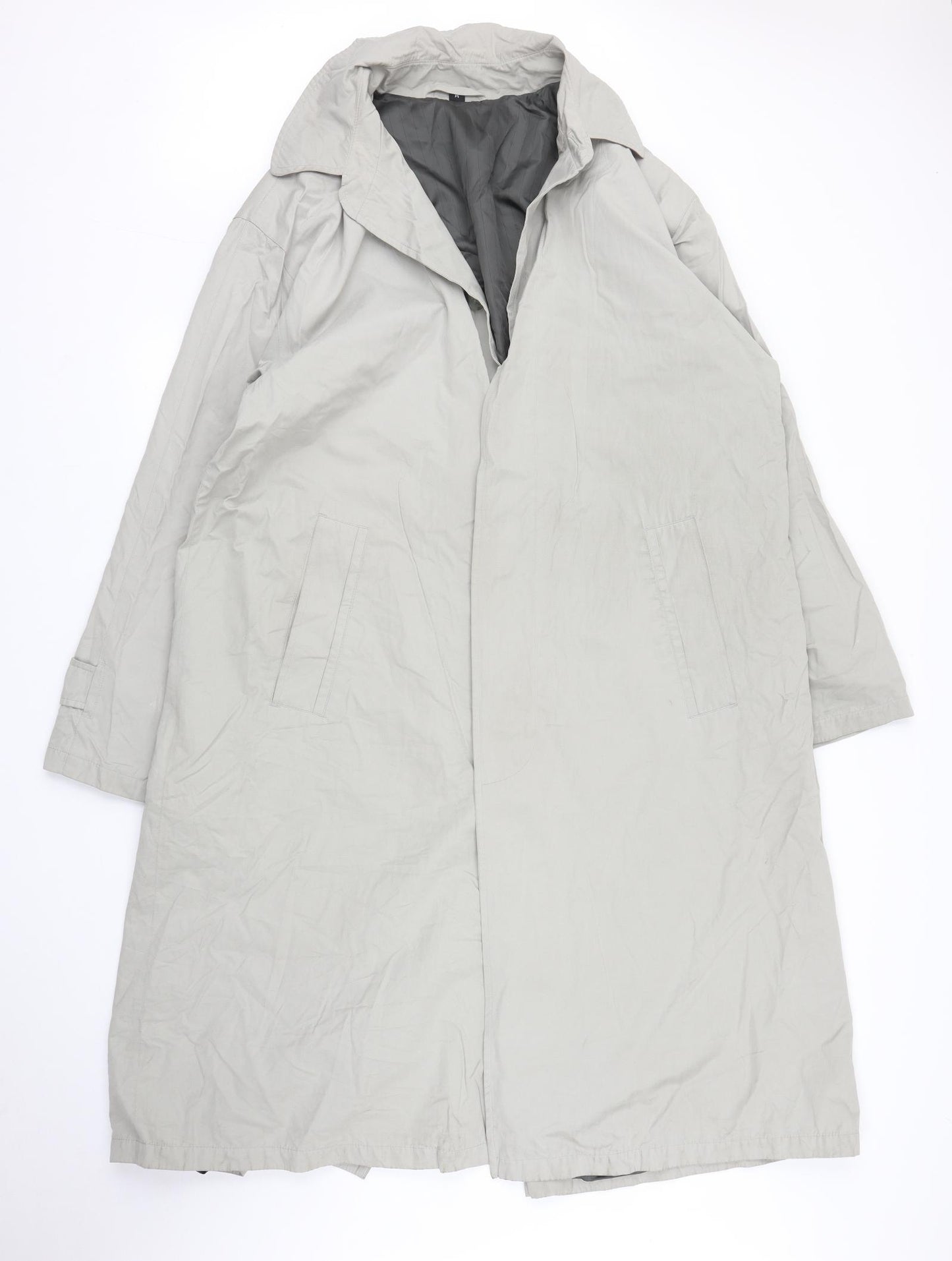 Dannimac Mens Grey   Trench Coat Coat Size M