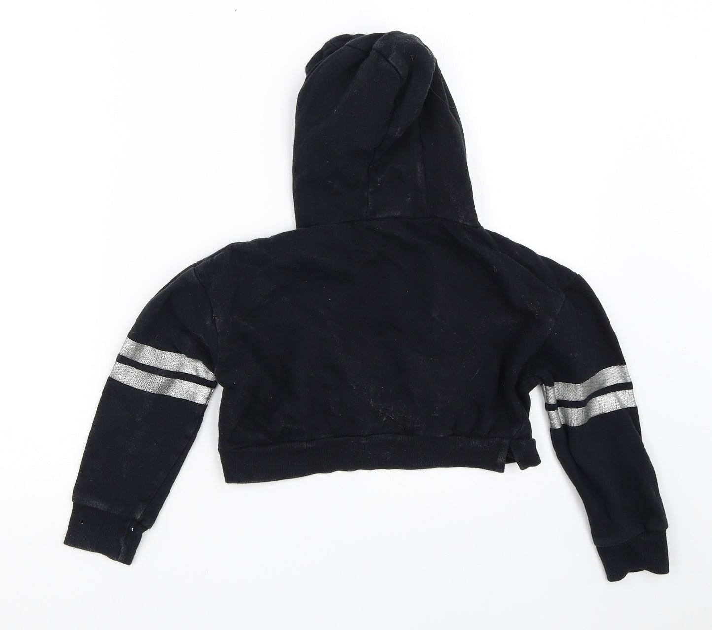 Miss Evie Girls Black   Pullover Hoodie Size 6-7 Years