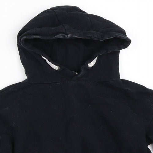 Miss Evie Girls Black   Pullover Hoodie Size 6-7 Years