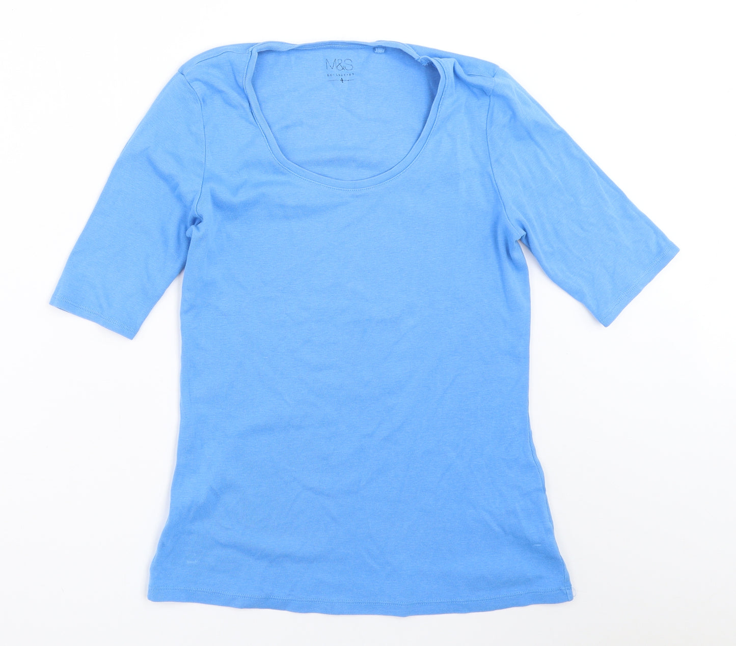 Marks and Spencer Womens Blue   Basic T-Shirt Size 10