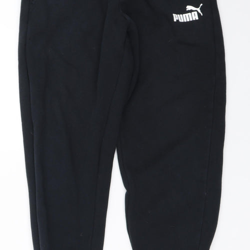 PUMA Boys Black   Jogger Trousers Size 13-14 Years