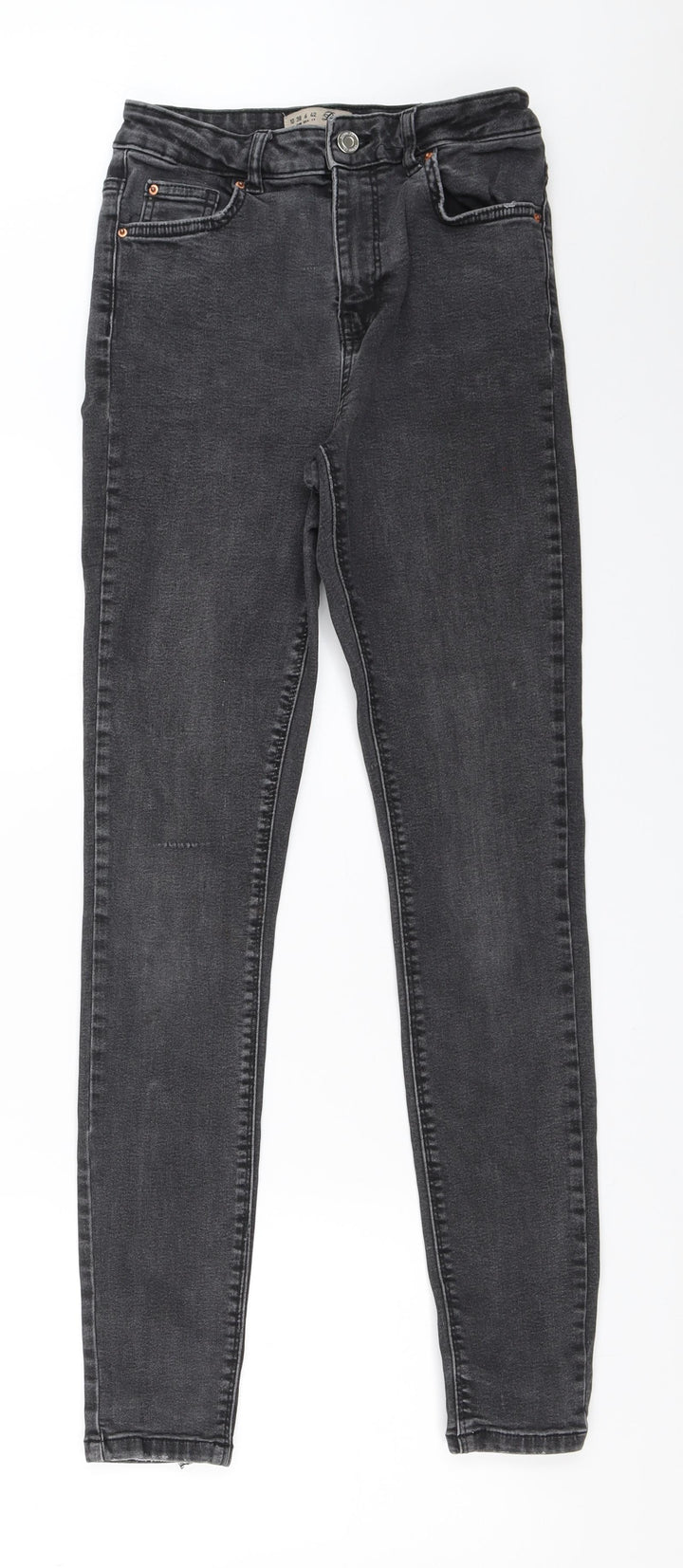Primark Womens Black Skinny Jeans Size 10 L29 in
