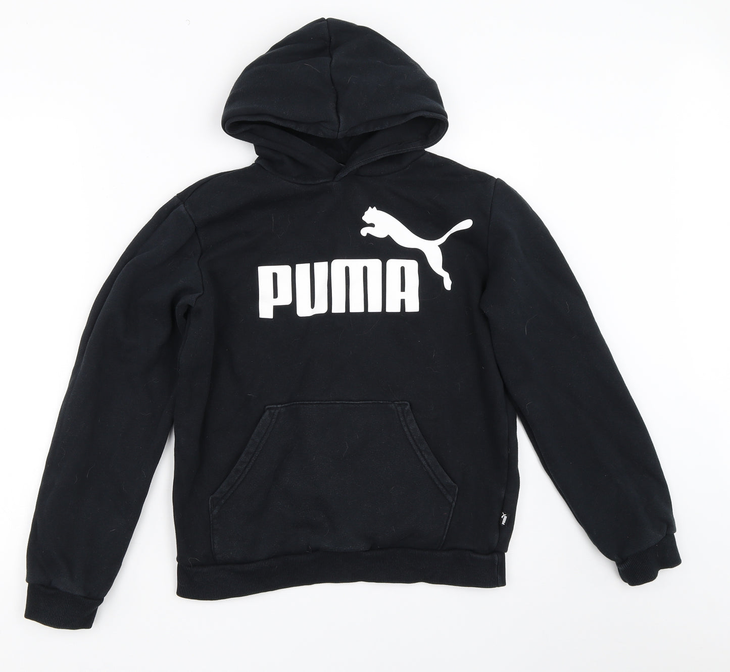 PUMA Boys Black   Pullover Hoodie Size 13-14 Years