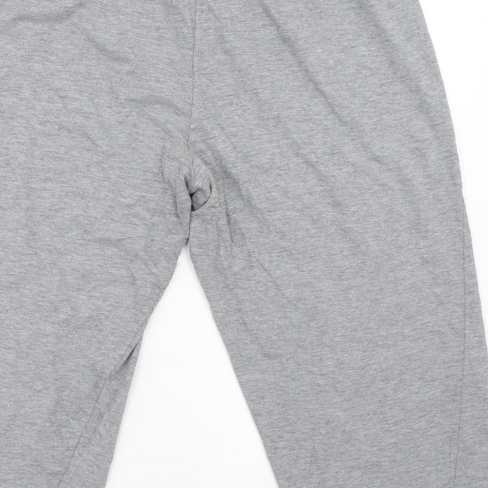 Preworn Womens Grey Solid  Top Pyjama Pants Size L