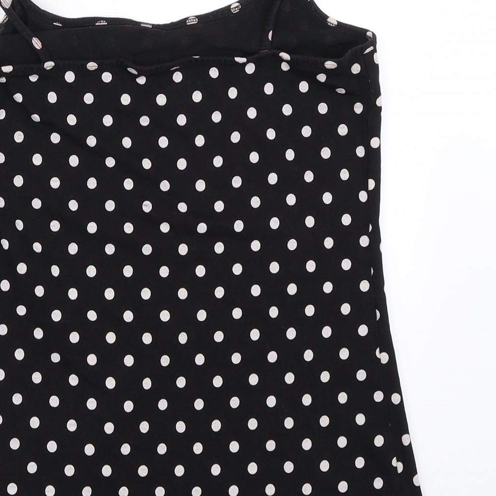 NEXT Womens Black Polka Dot  Camisole Tank Size 12