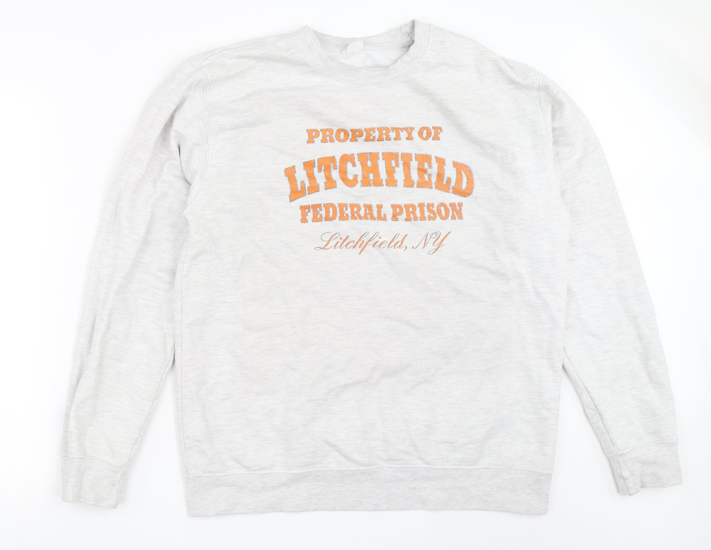 All We Do is Mens Grey   Pullover Sweatshirt Size L