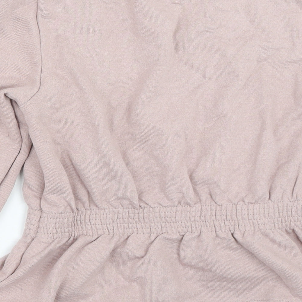 Miss Selfridge Womens Pink   Pullover Sweatshirt Size 8