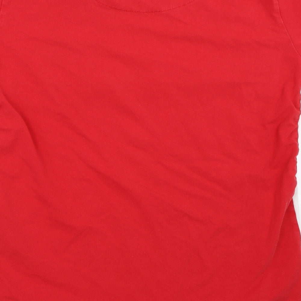 Supply & Demand Co. Boys Red   Basic T-Shirt Size 13-14 Years