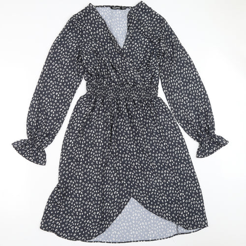 Boohoo Womens Black   Fit & Flare  Size 8