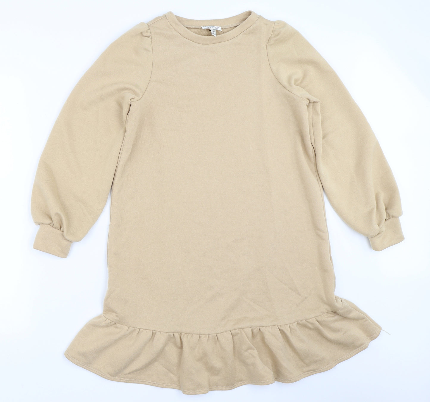 Miss Selfridge Womens Beige   Jumper Dress  Size 8