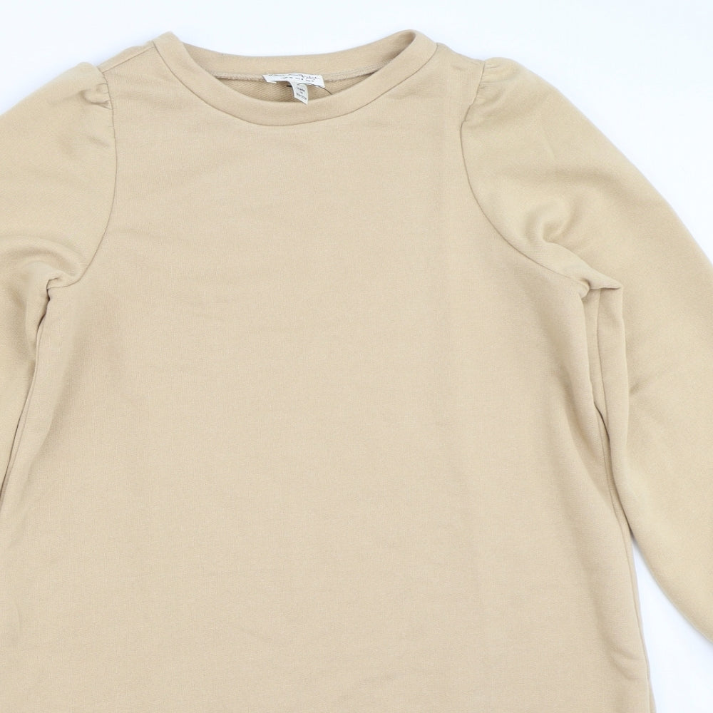 Miss Selfridge Womens Beige   Jumper Dress  Size 8
