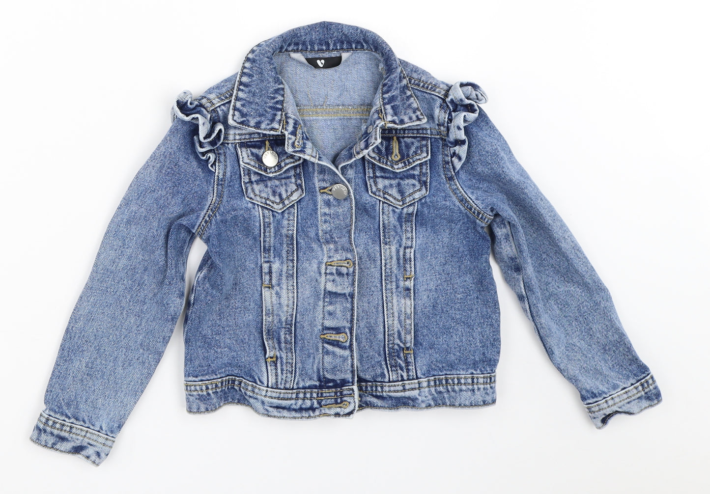 Very Girls Blue  Denim Jacket  Size 6 Years