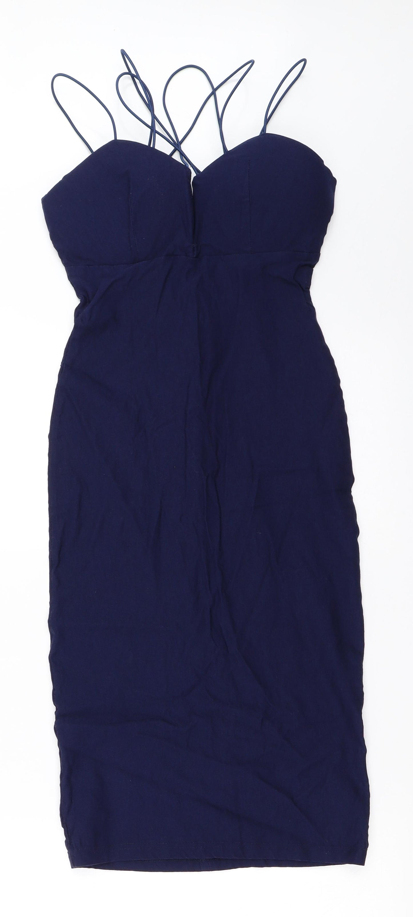 Rare London Womens Blue   Bodycon  Size 10