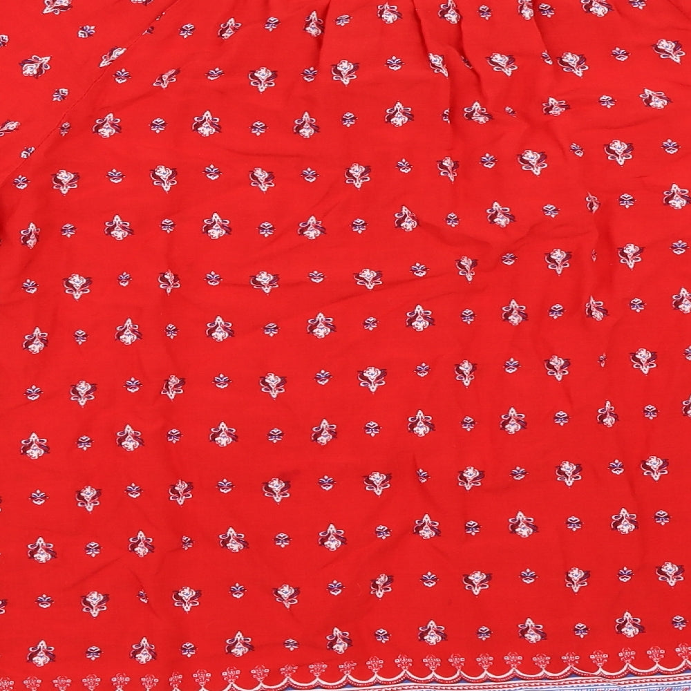 Marks and Spencer Womens Red   Basic Blouse Size 12
