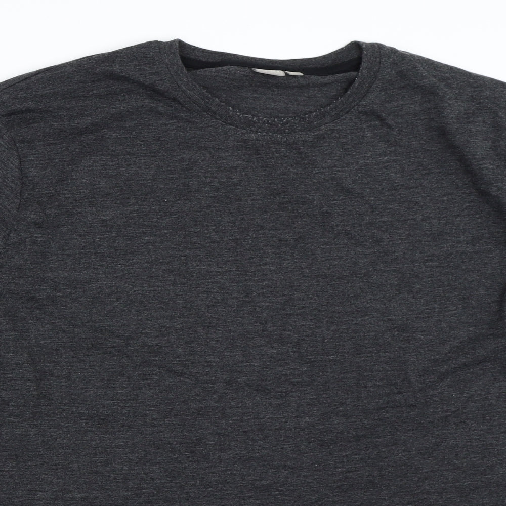 TU Mens Grey    T-Shirt Size L