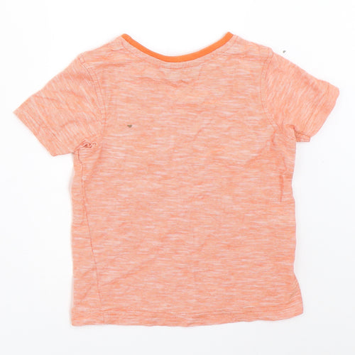George Boys Orange   Basic T-Shirt Size 12-18 Months