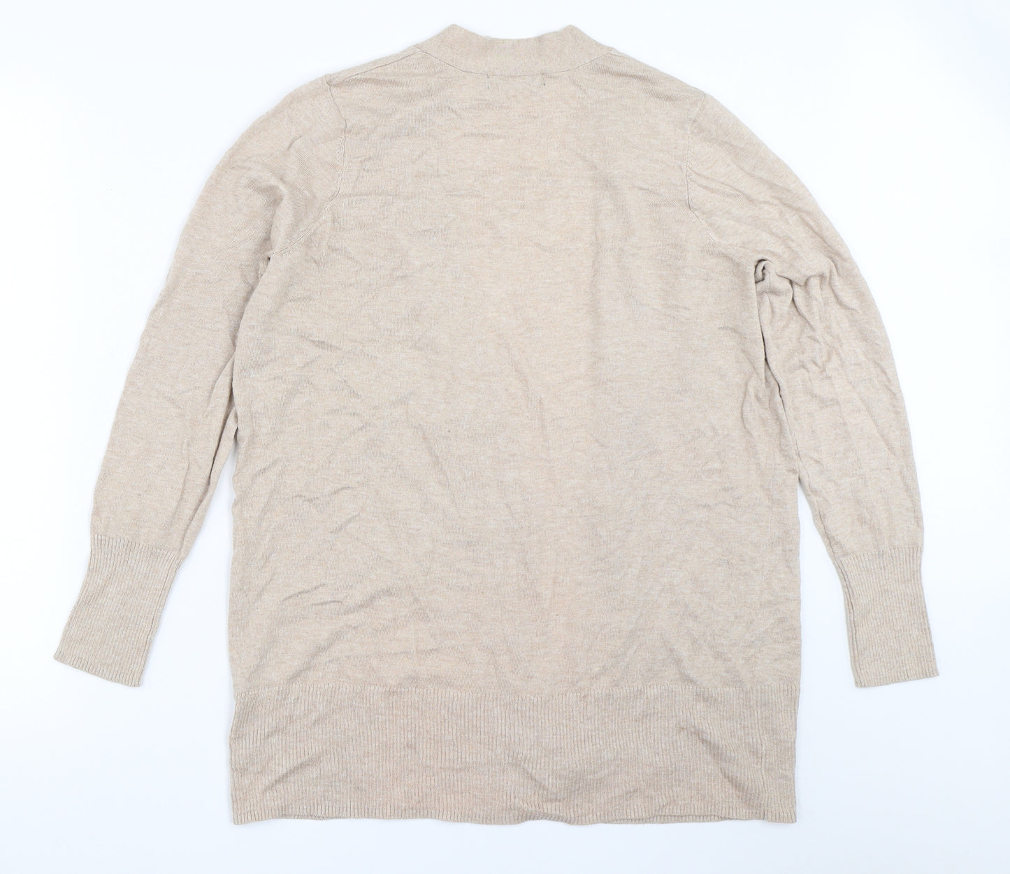 F&F Womens Beige   Cardigan Jumper Size 14