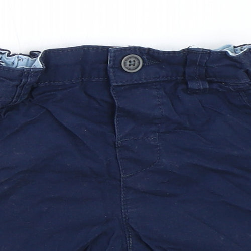 H&M Boys Blue   Cropped Trousers Size 12-18 Months