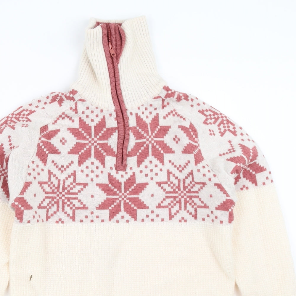 Ulvang Womens Ivory   Henley Jumper Size M