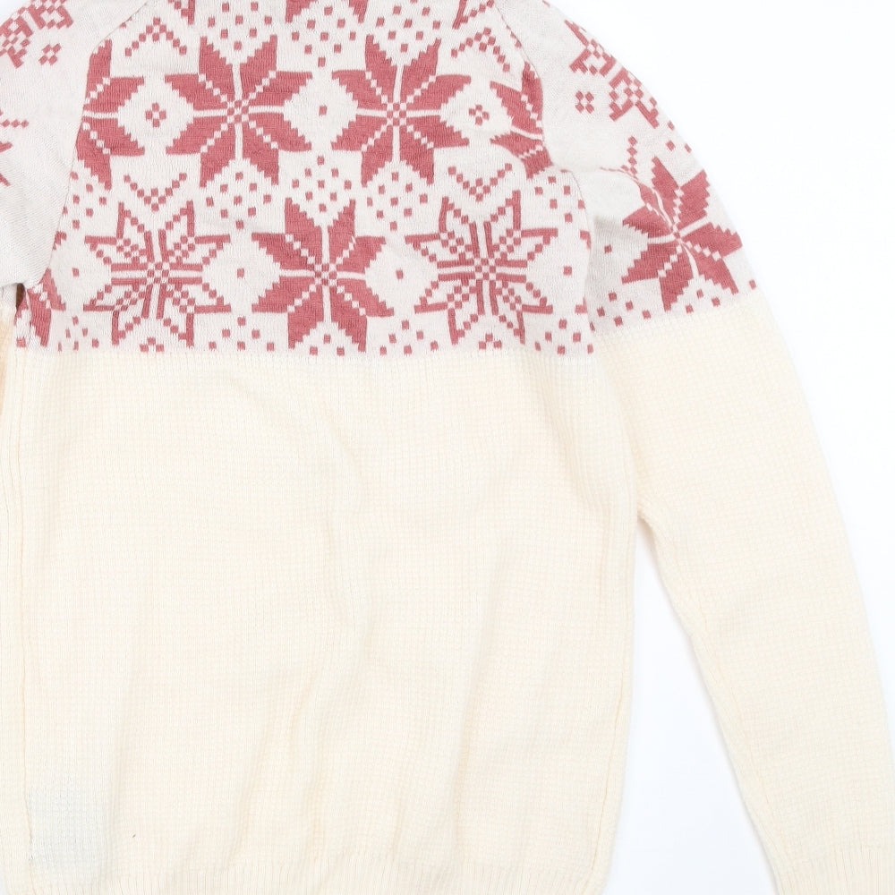 Ulvang Womens Ivory   Henley Jumper Size M