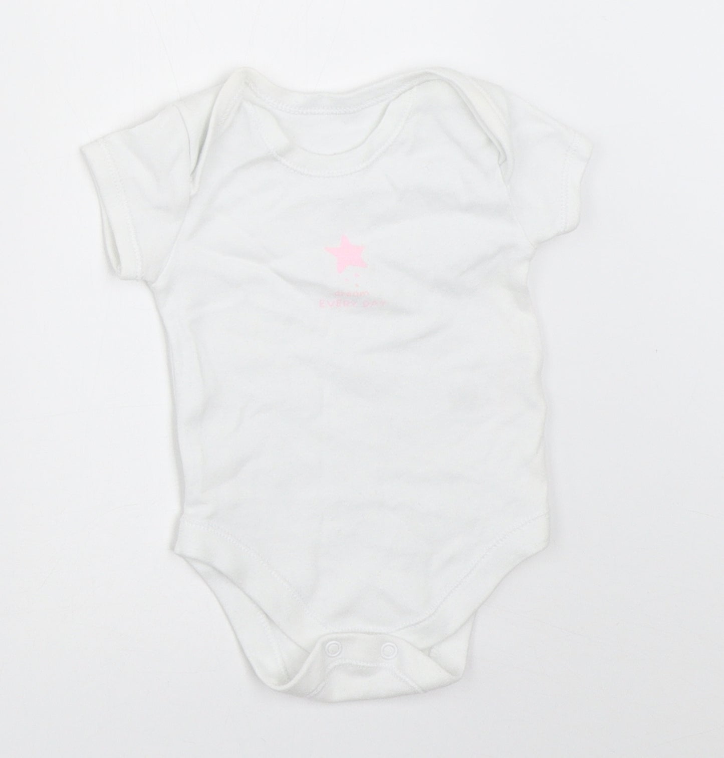 Primark Girls White   Babygrow One-Piece Size 0-3 Months