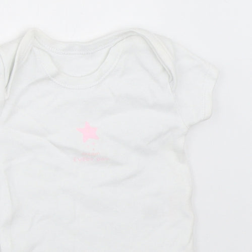 Primark Girls White   Babygrow One-Piece Size 0-3 Months
