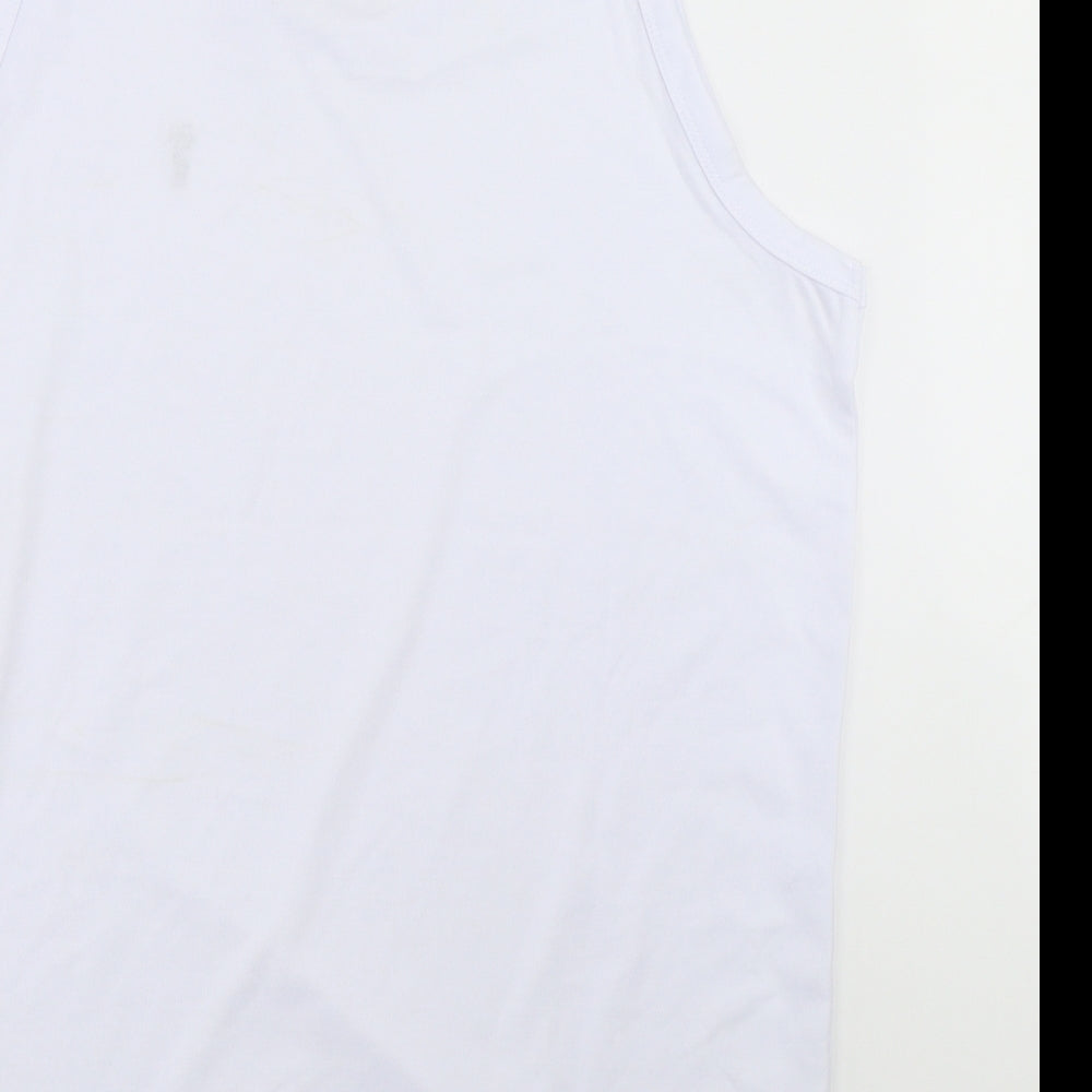 Goldmen Mens White    T-Shirt Size L