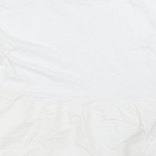 New Look Womens White   Basic T-Shirt Size 10