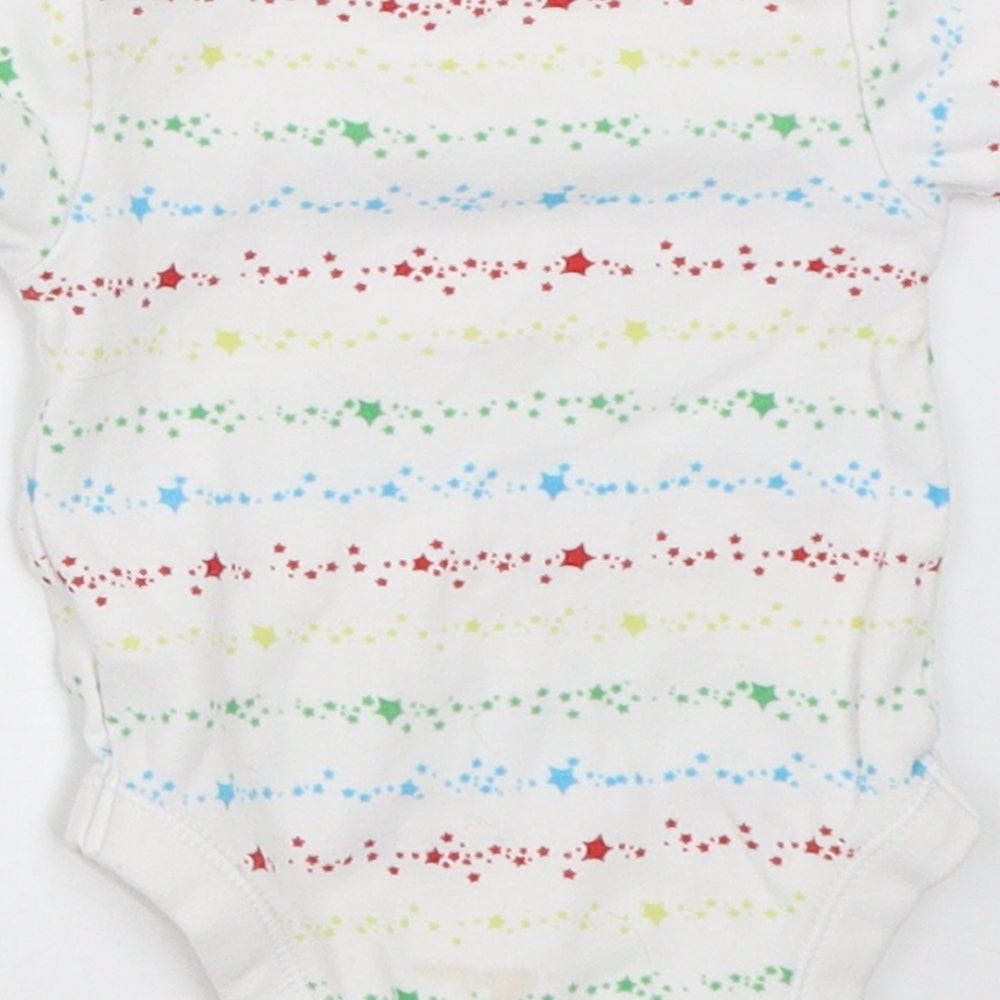 George Baby White   Babygrow One-Piece Size 0-3 Months