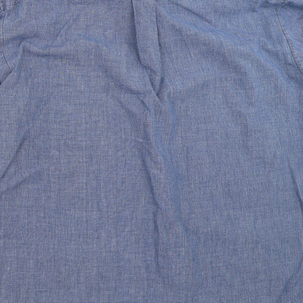 Universal Mens Blue    Button-Up Size M