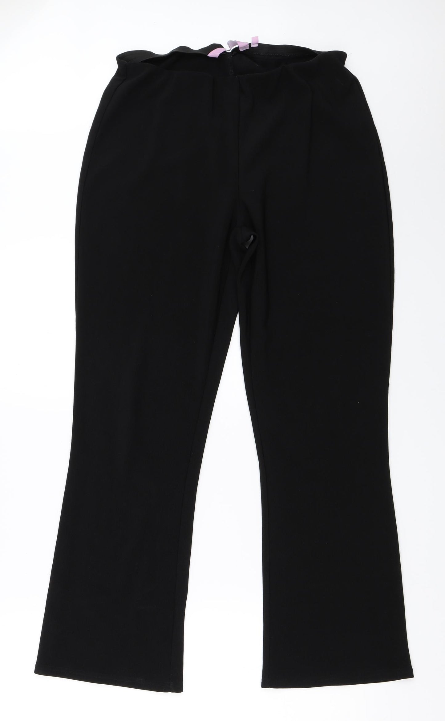 Sarah Hamilton Womens Black   Trousers  Size 14 L28.5 in
