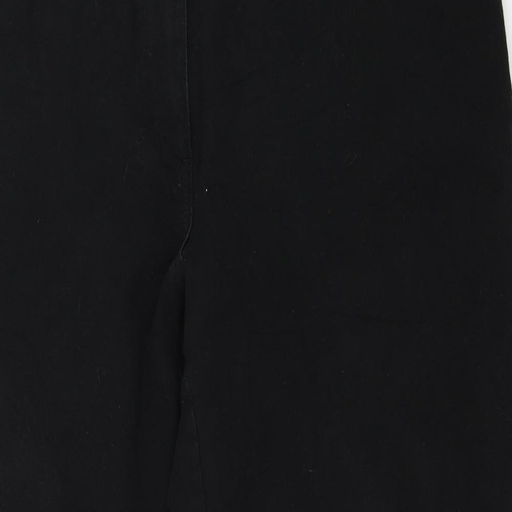 Preworn Womens Black   Mom Jeans Size L L27 in