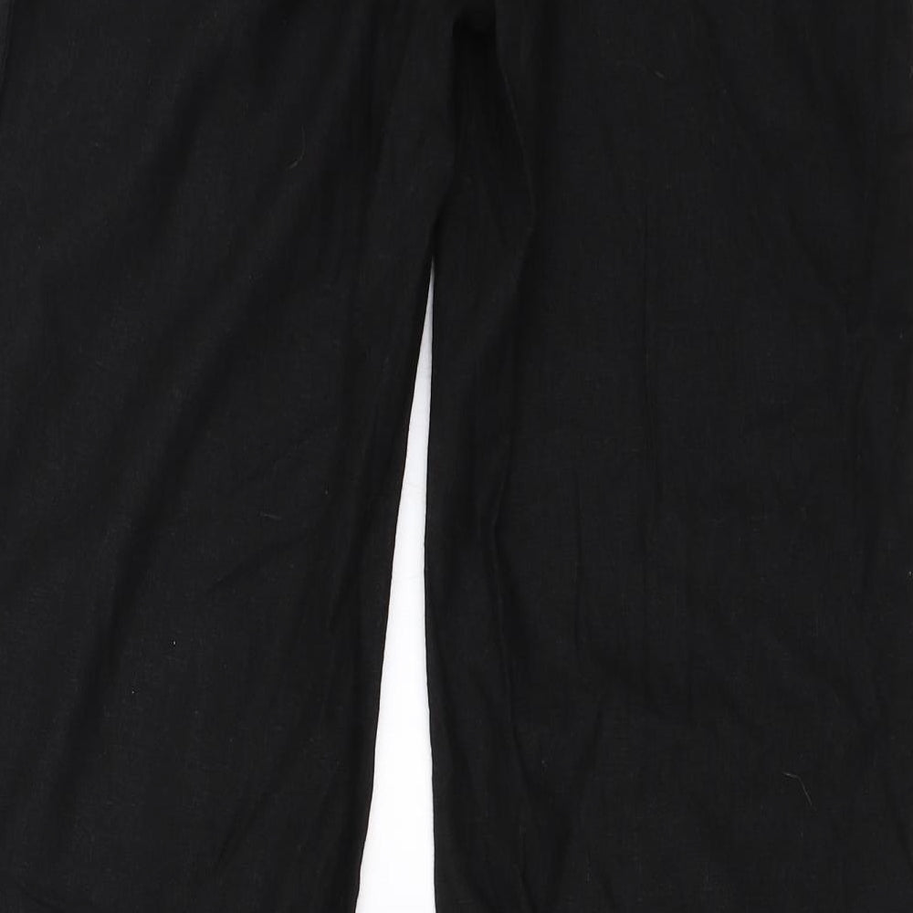 Papaya Womens Black   Trousers  Size 8 L30.5 in