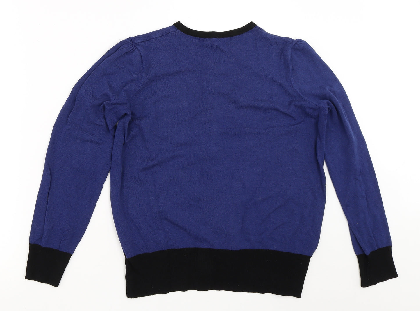 Marks and Spencer Womens Blue   Cardigan Jumper Size 16
