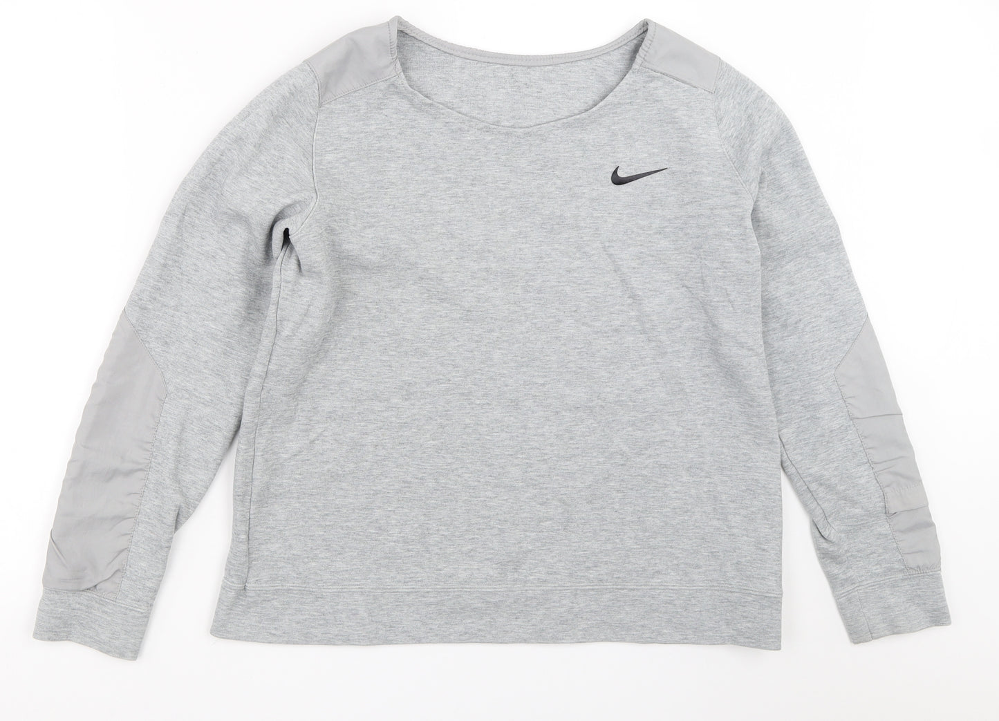 Nike Womens Grey   Pullover Sweatshirt Size L