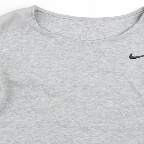 Nike Womens Grey   Pullover Sweatshirt Size L